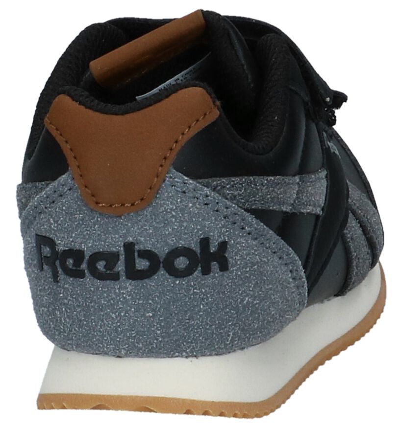 Zwarte Sneakers met Velcro Reebok Royal Cl Jog in imitatieleer (221689)