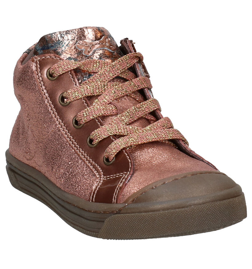 STONES and BONES Mills Bottines en Rose en cuir (279310)