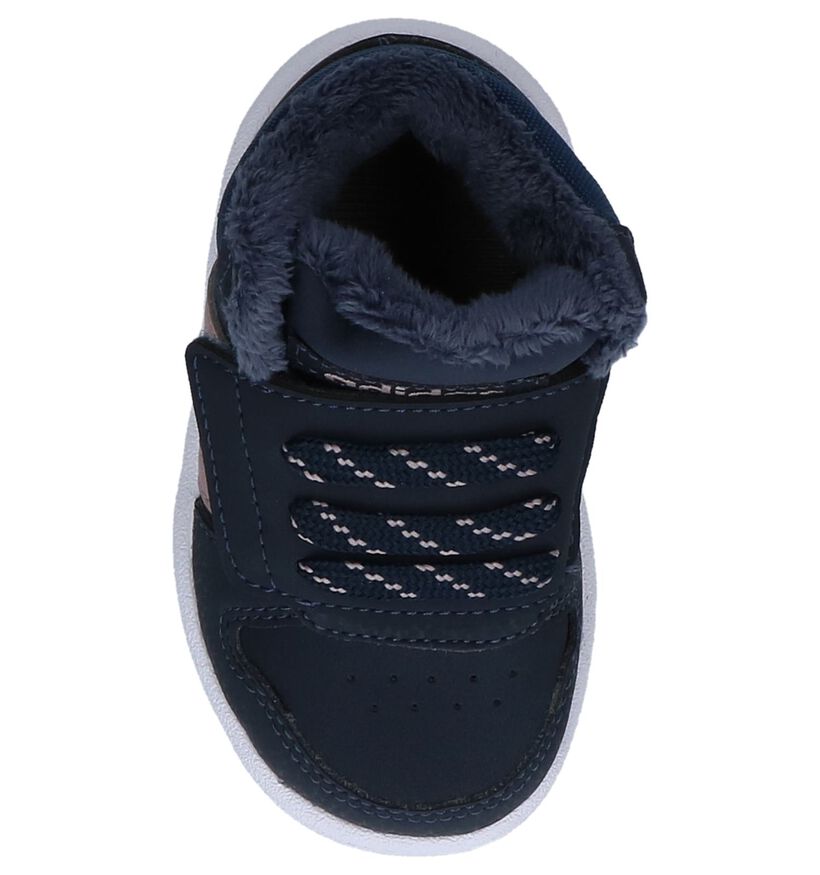 adidas Hoops Baskets en Bleu en simili cuir (221703)