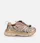 Naturino Wave Baskets basses en Or pour filles (380170) - pour semelles orthop&eacute;diques