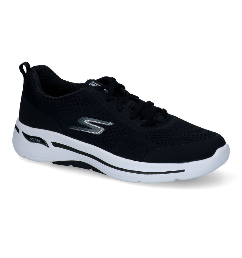Skechers Go Walk Arch Fit Motion Breeze Blauwe Sneakers in stof (310877)