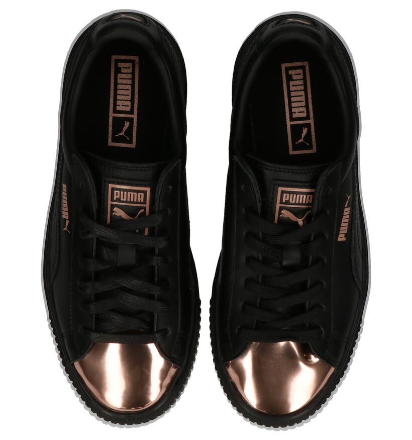 Puma Baskets basses en Noir en cuir (207272)