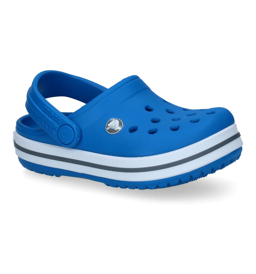 Crocs Crocband Nu-pieds en Bleu pour filles, garçons (324202)