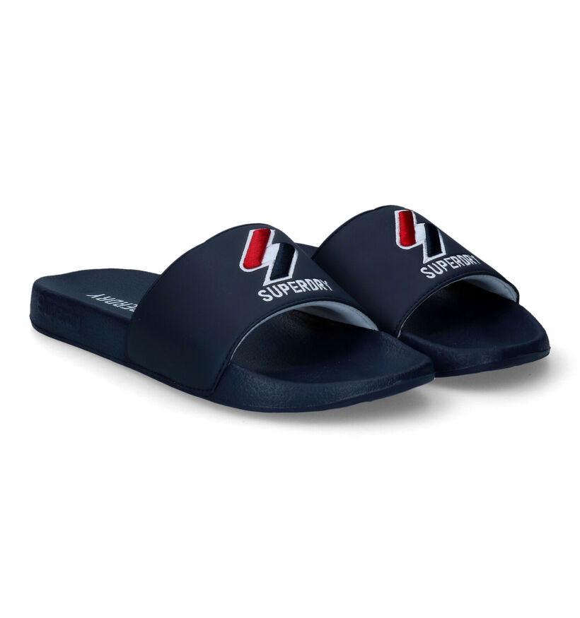 Superdry Core Pool Blauwe Badslippers voor heren (305764)