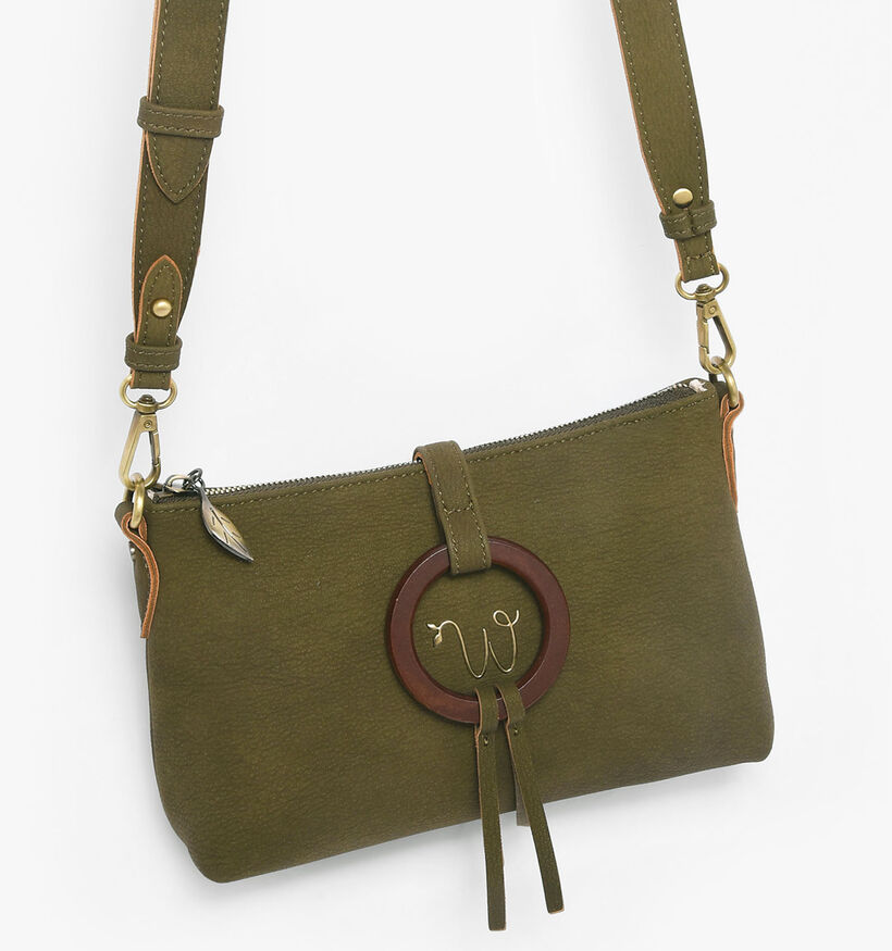 Woomen Verveine Kakigroene Crossbodytas voor dames (378673)