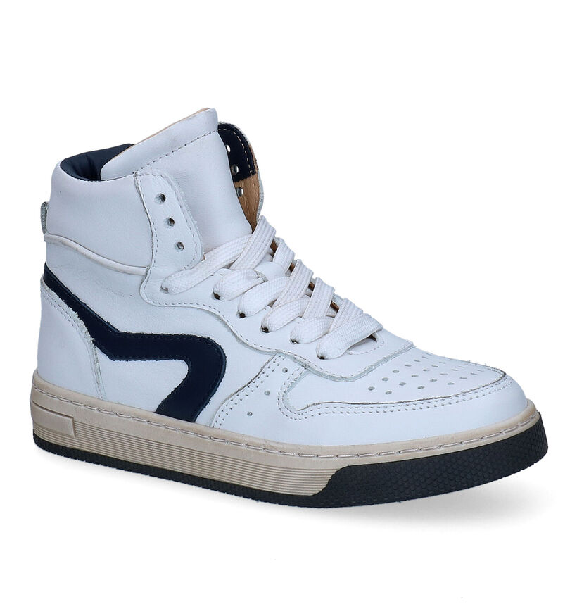 Hip Witte Bottines in leer (307875)