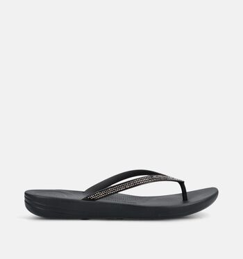 FitFlop Nu-pieds Noir/Beige