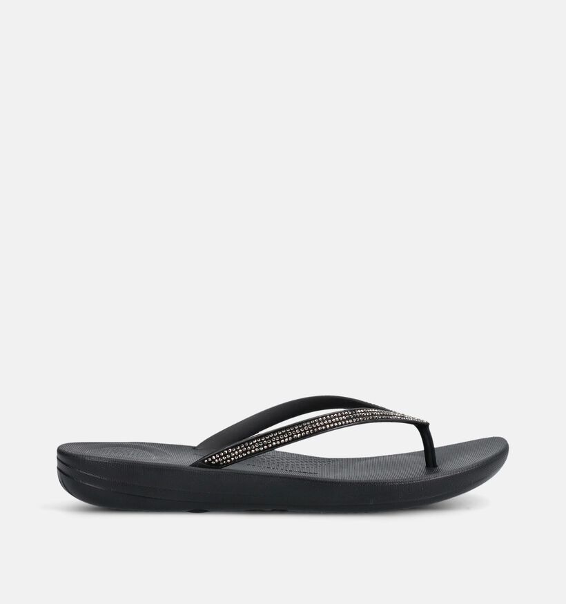 Fitflop Iqushion Sparkle Tongs en Noir pour femmes (368675)