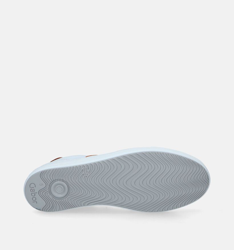 Gabor OptiFit Witte Sneakers voor dames (336158) - geschikt voor steunzolen