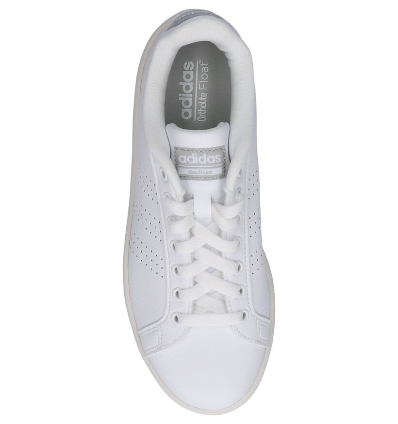 Witte Sneakers adidas CF Advantage Clean in kunstleer (221776)