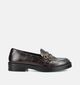 Tamaris Donkerbruine Loafers voor dames (376709)