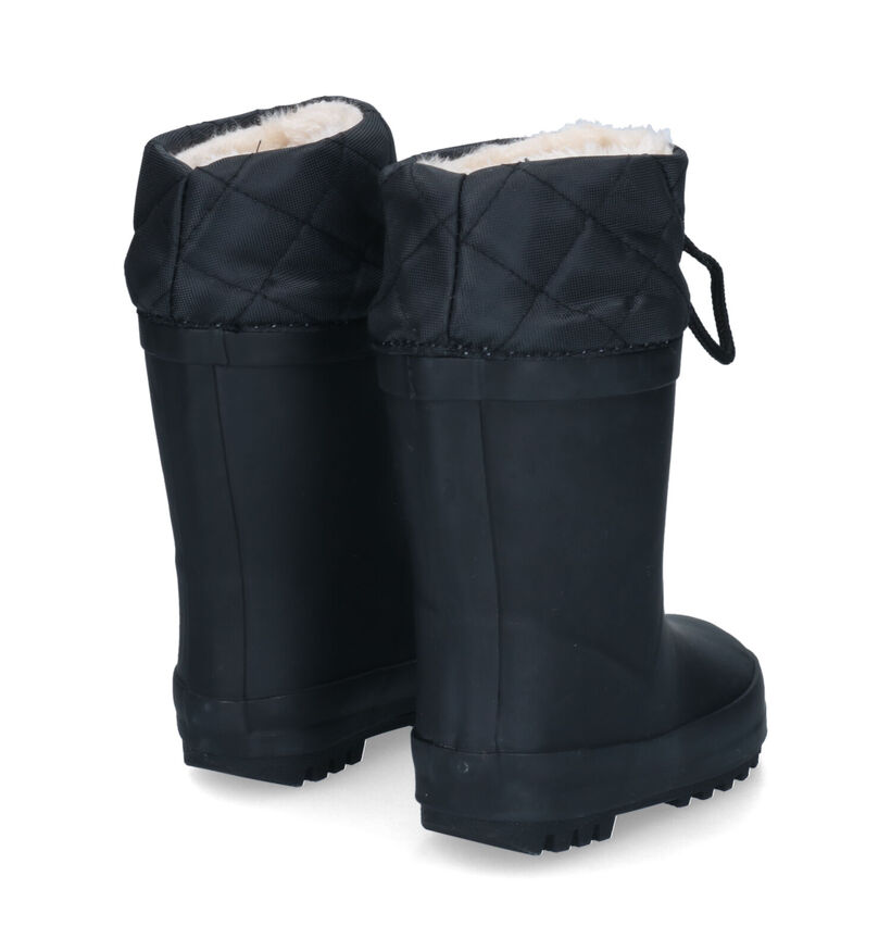 Xplor Rainboot Collar Fur Zwarte Regenlaarzen voor jongens, meisjes (326387) - geschikt voor steunzolen