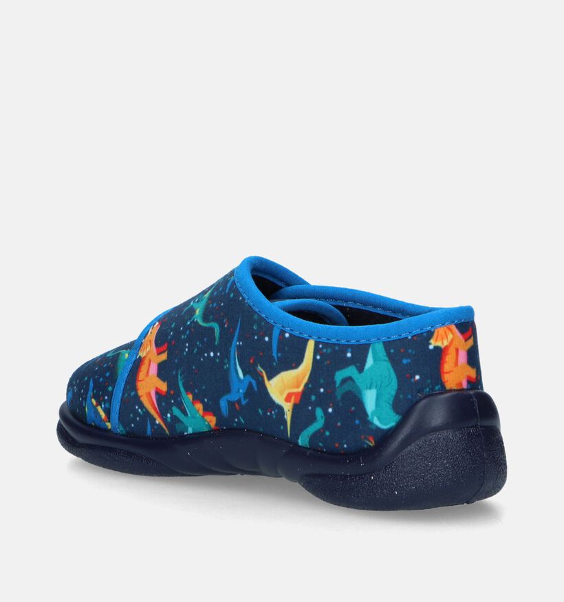 Milo & Mila Pantoufles fermées en Bleu pour garçons (348659)
