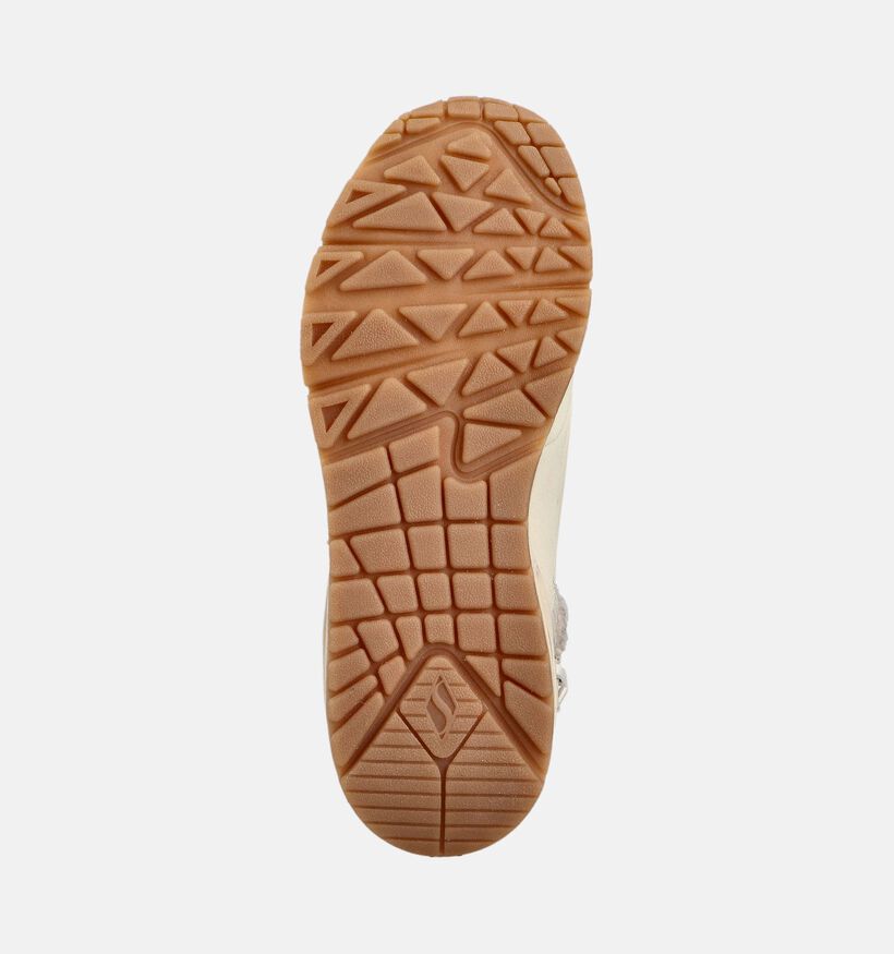 Skechers Uno Gen1 Darling Daze Ecru Sneakers voor jongens, meisjes (360951) - geschikt voor steunzolen