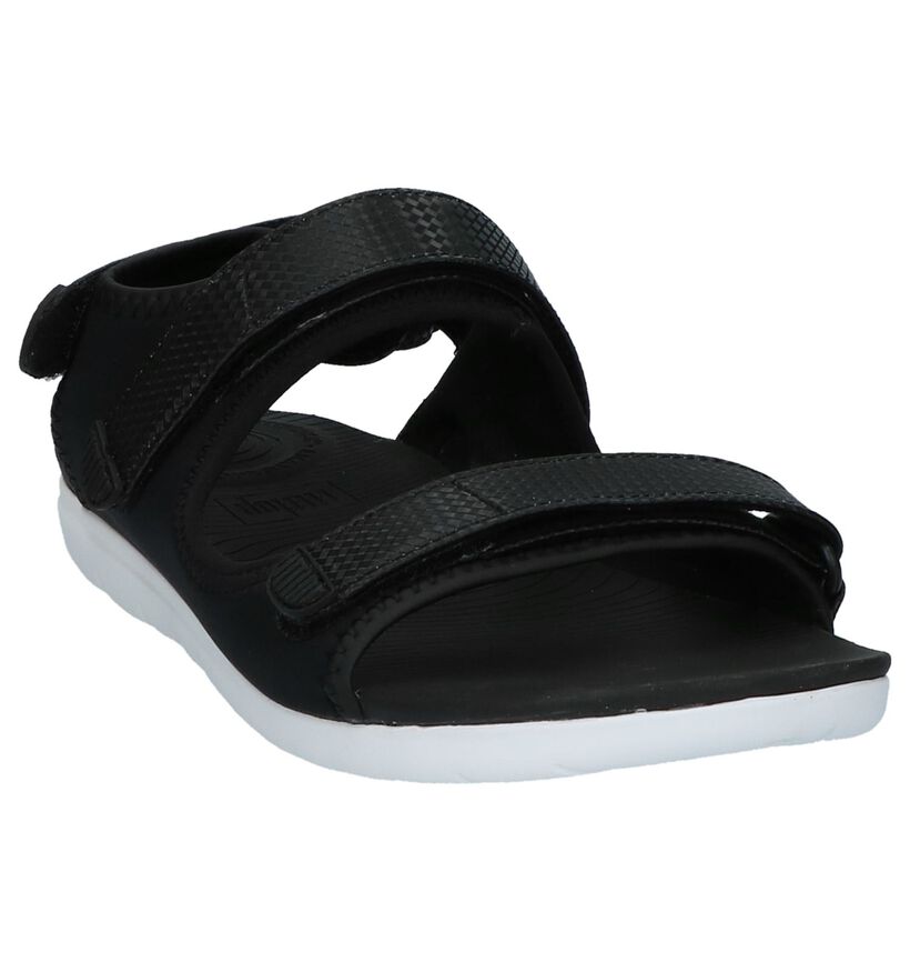 Zwarte Sandalen FitFlop Neoflex Back-Strap Sandals in stof (212891)