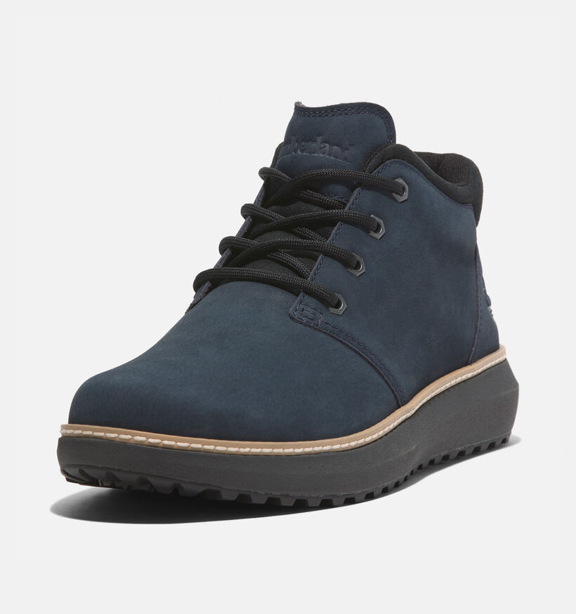 Timberland Hudson Road Mid Chukka Blauwe Bottines voor heren (348537) - geschikt voor steunzolen