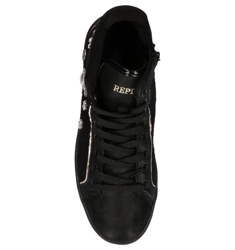 Zwarte Replay Affair Sneakers in kunstleer (202312)