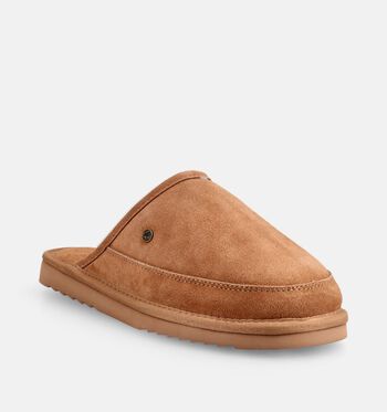 Warmbat Pantoffels Cognac