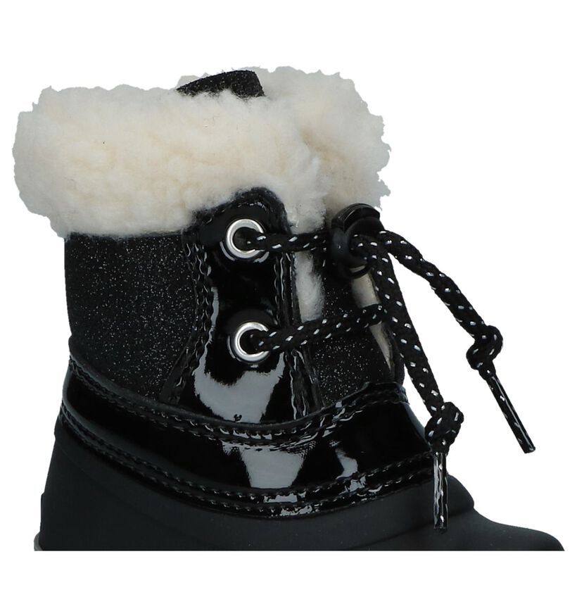 Olang Bottes de neige en Noir en cuir verni (230912)