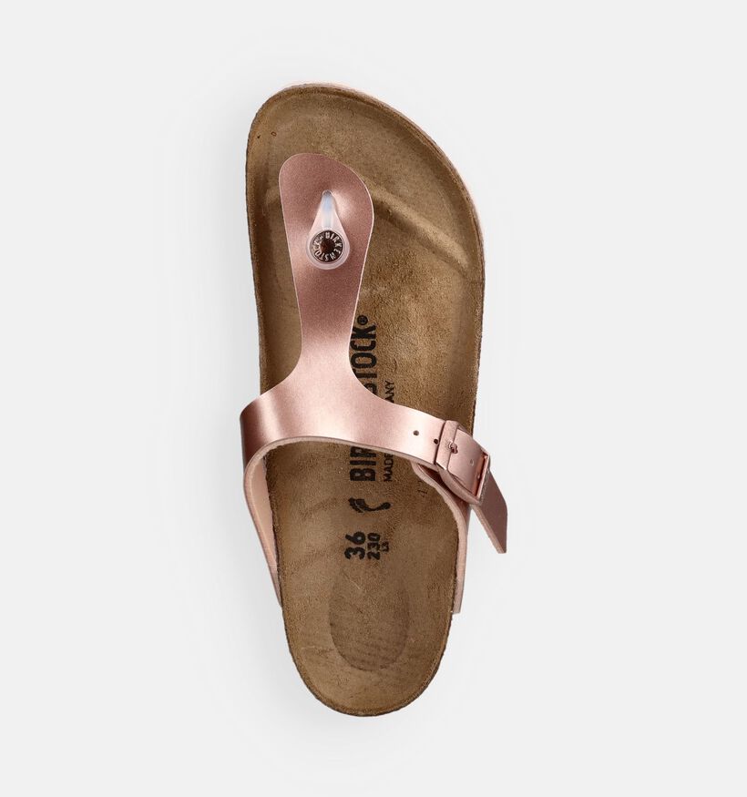 Birkenstock Gizeh Rose Gold Teenslippers voor meisjes (368282)