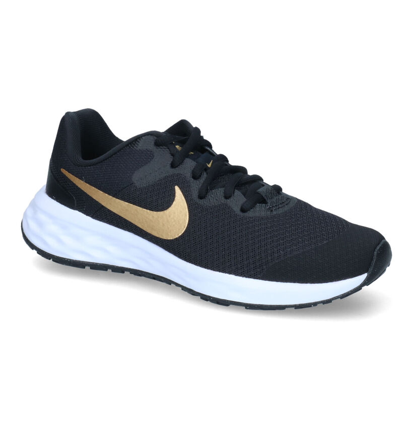 Nike Revolution 6 GS Baskets en Bleu pour filles (308952)