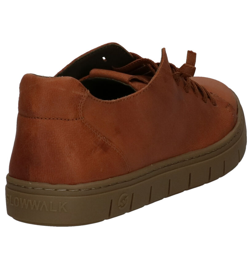 Slowwalk Kraz Doran Chaussures Basses en Cognac en cuir (257373)