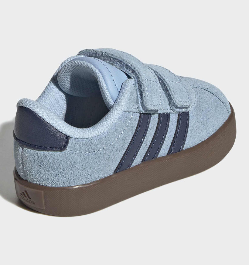adidas VL Court 3.0 Lichtblauwe Sneakers voor meisjes, jongens (380826)