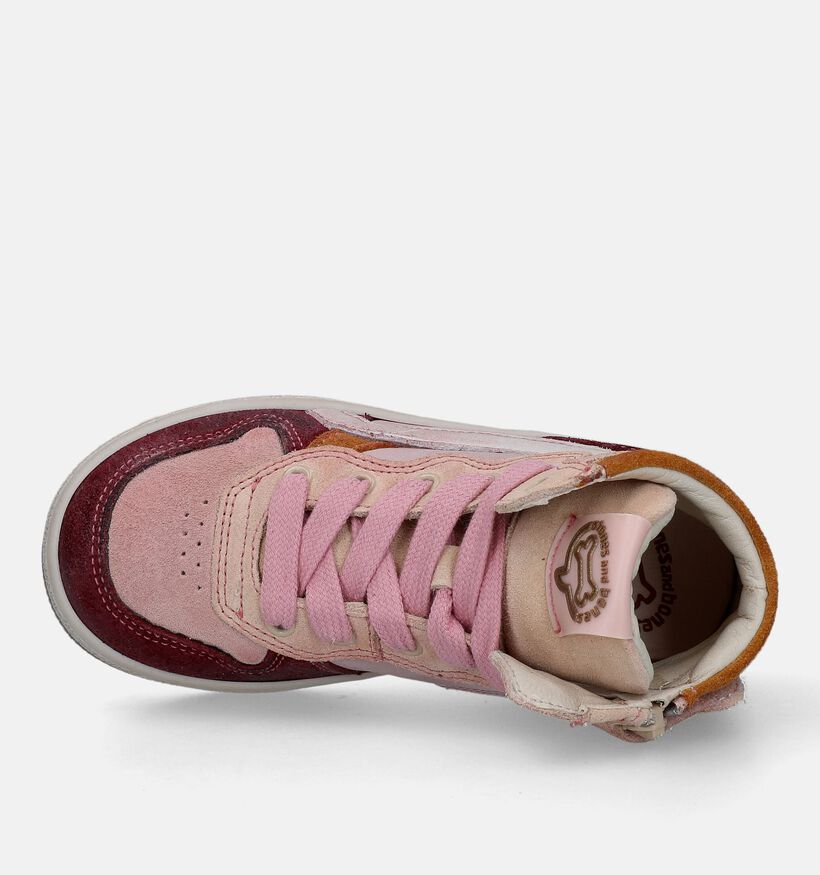 STONES and BONES Losot Chaussures hautes en Rose pour filles (329456) - pour semelles orthopédiques