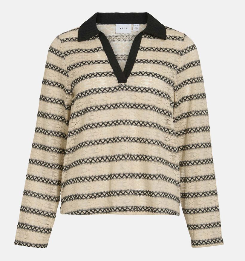 Vila Salia Beige Longsleeve voor dames (354078)