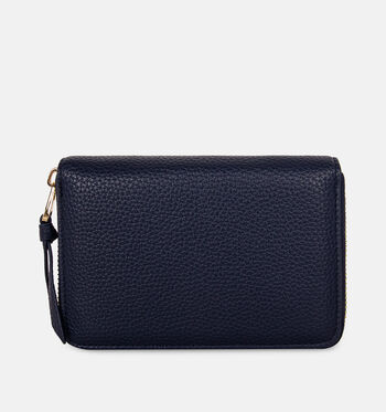 Laurent David Portemonnees Zwart/Cognac/Bruin/Blauw/Bordeaux