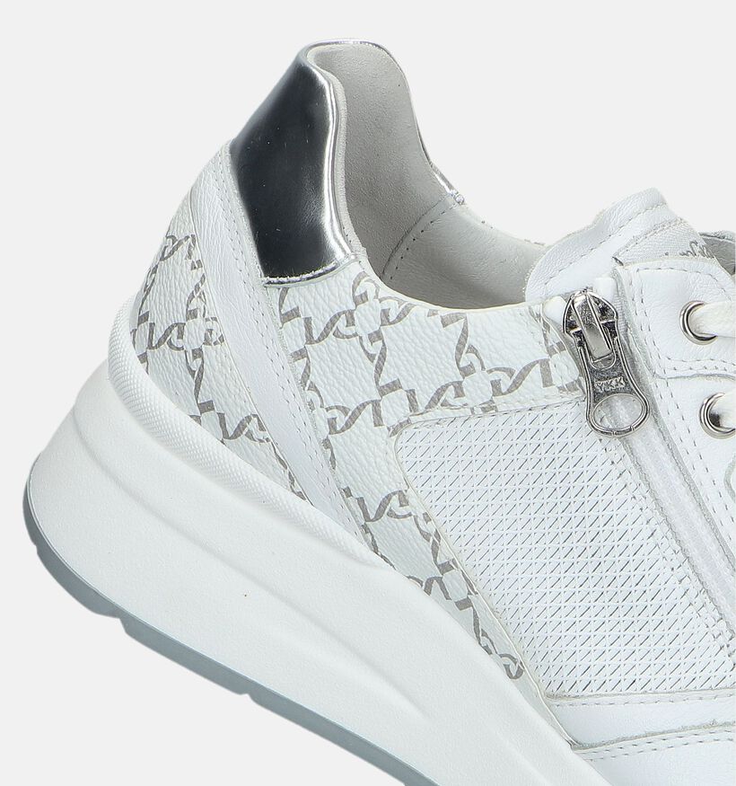 NeroGiardini Witte Sneakers voor dames (339462) - geschikt voor steunzolen