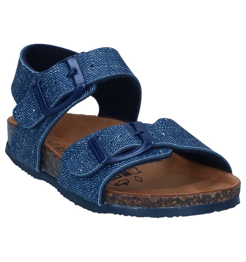 Biomodex Sandales en Bleu foncé en simili cuir (284499)