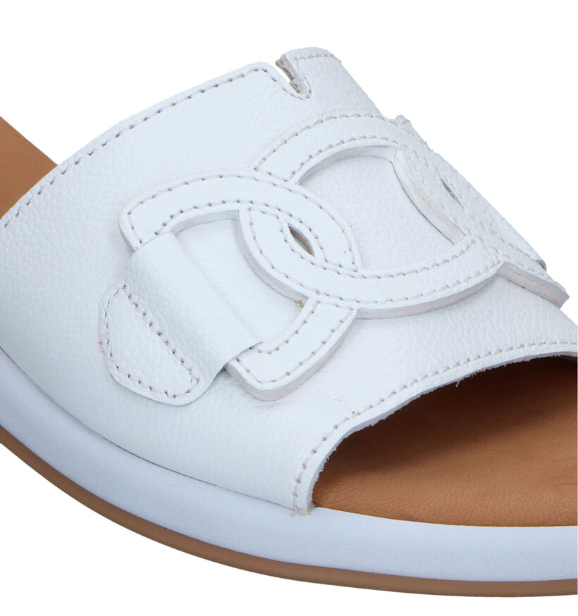 Gabor Comfort Nu-pieds en Blanc pour femmes (323259)