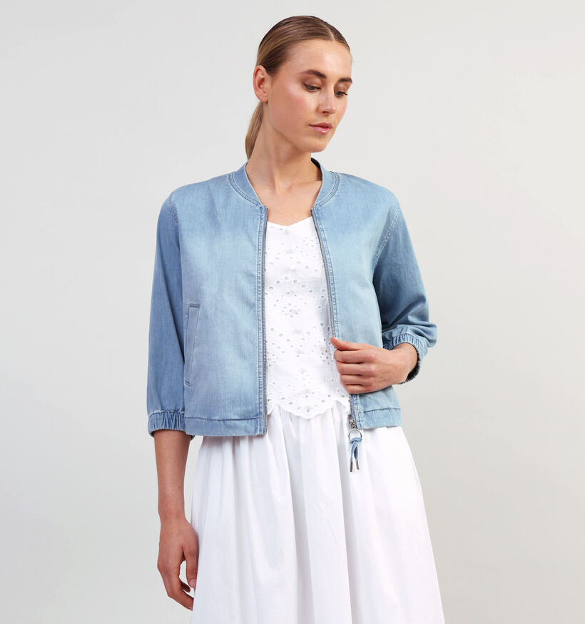 comma Blauwe Korte Jas voor dames (358263)