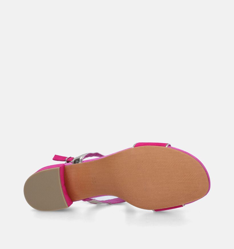 Marco Tozi Fuchsia Sandalen Met Blokhak voor dames (338346)