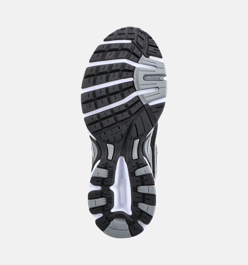 Saucony Ride Millenium Zwarte/Zilveren Hardloopschoenen voor dames (376604) - geschikt voor steunzolen