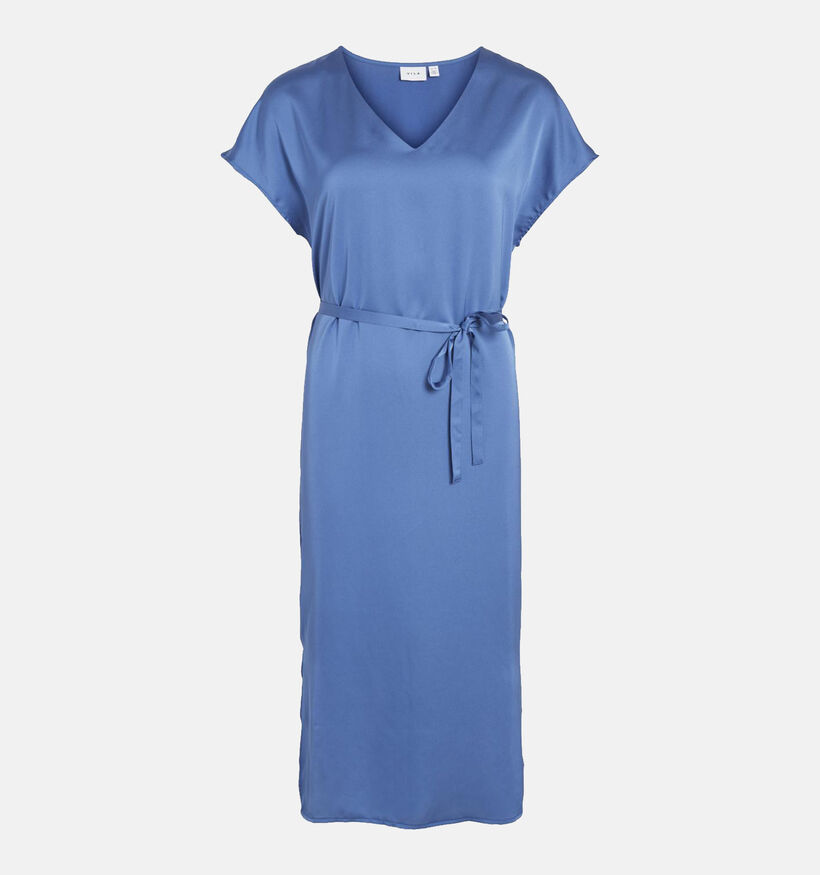 Vila Ellette Blawu Satijnen Kleed (322830)