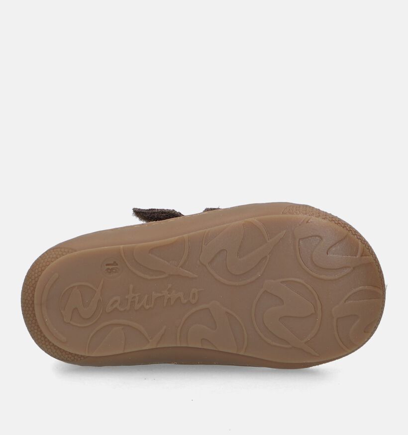 Naturino Cocoon Bruine Babyschoenen voor meisjes (331576) - geschikt voor steunzolen