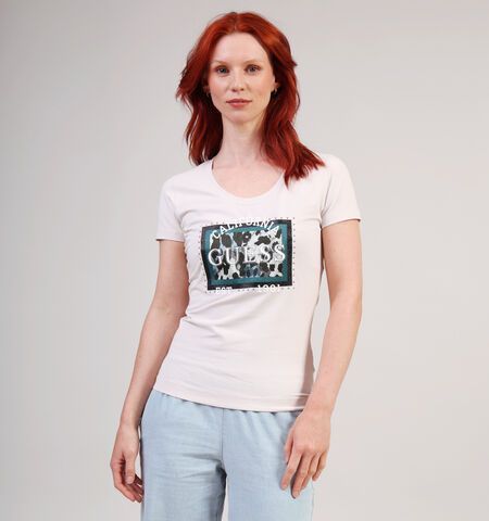 Guess T-shirts Beige