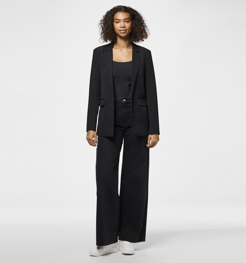 Pieces Bozzy Detail Zwarte Blazer voor dames (361144)