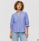 Sisters Point Venny Blouse en Bleu/Blanc pour femmes (384469)