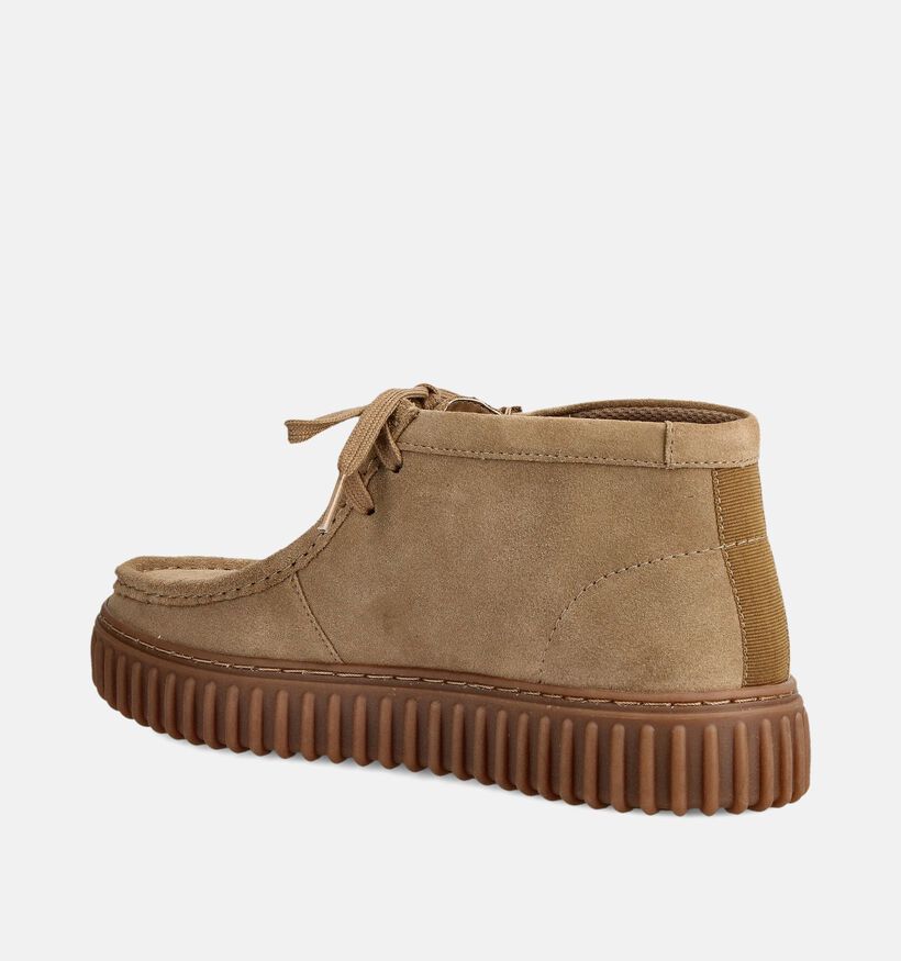 Clarks Torhill High Beige Desert Boots voor heren (362236) - geschikt voor steunzolen