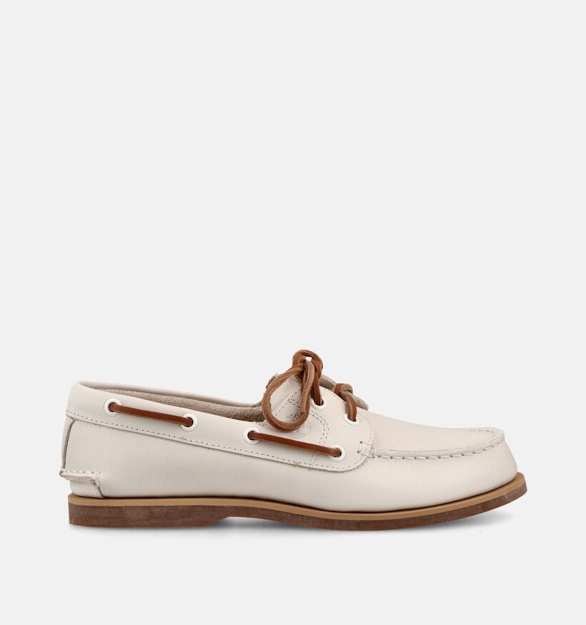 Timberland Classic Chaussures plates en Blanc pour femmes (369107) - pour semelles orthop&eacute;diques