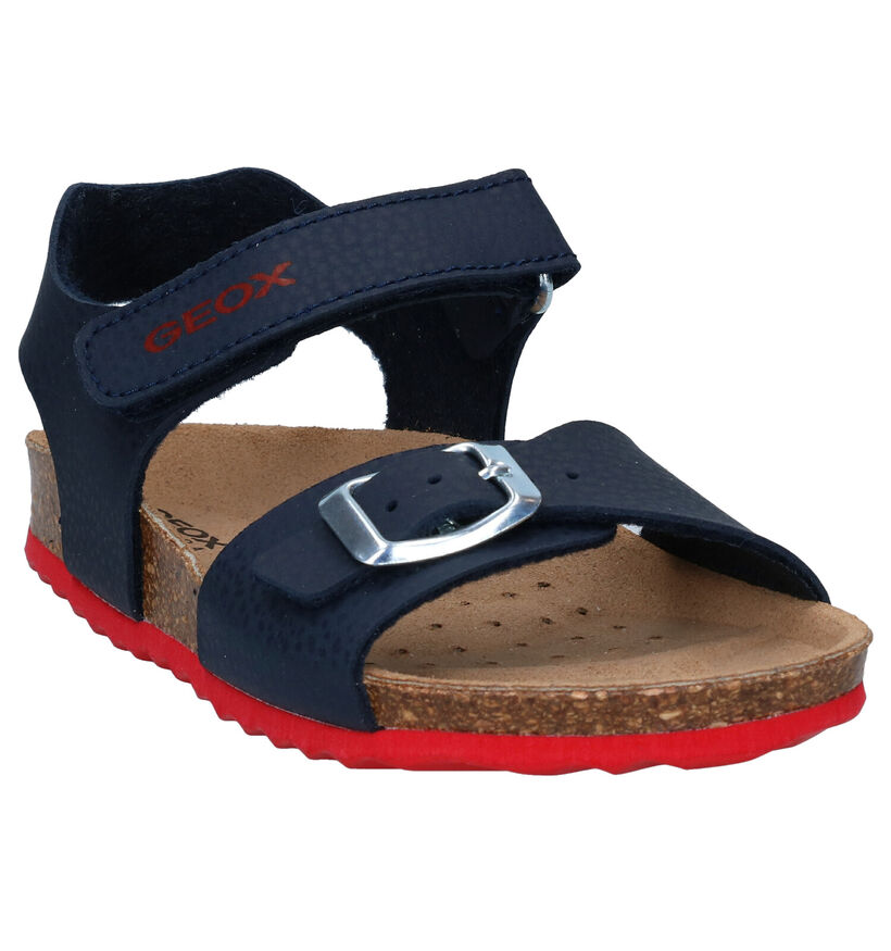 Geox Ghita Blauwe Sandalen in kunstleer (303740)