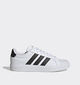 adidas Streettalk Witte/Zwarte Sneakers voor dames (367452) - geschikt voor steunzolen