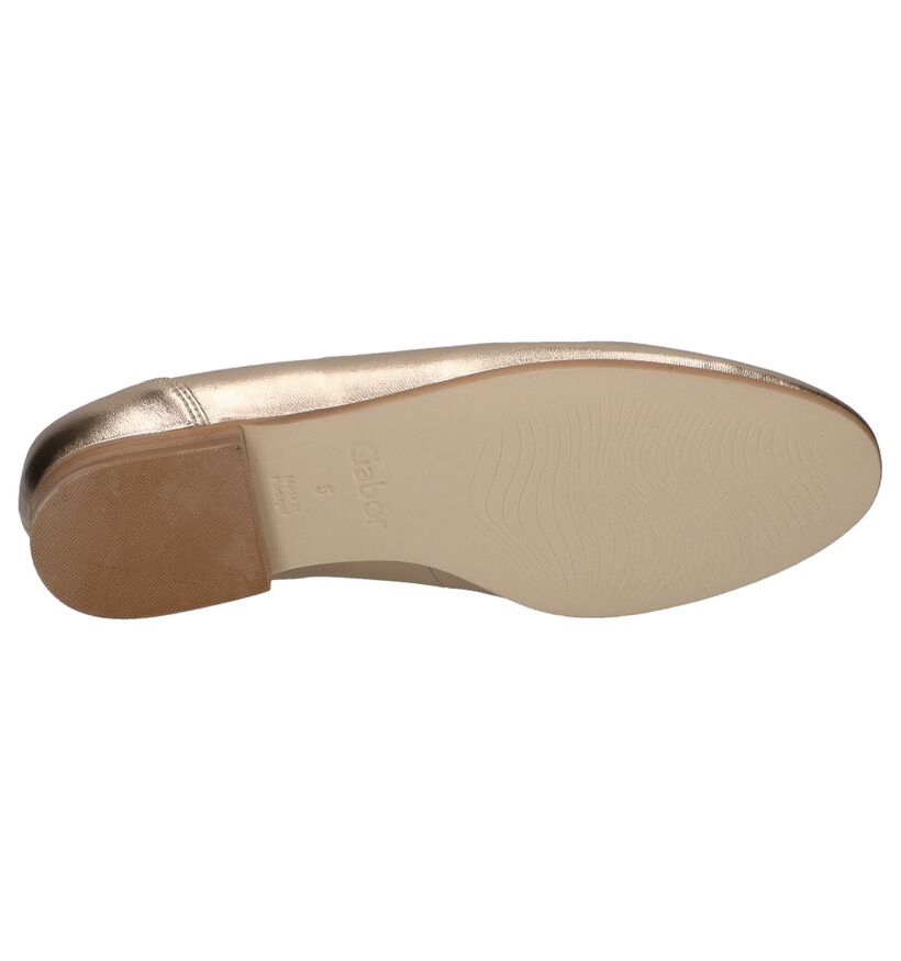 OptiFit Loafers en Or en cuir (216113)