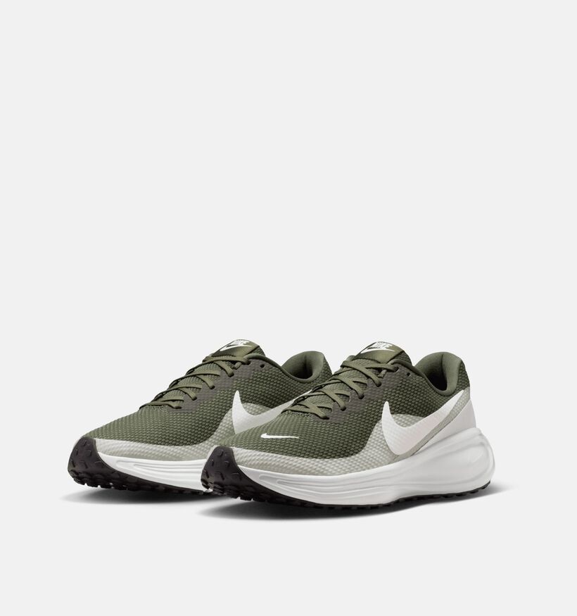 Nike Revolution 8 Baskets en Vert kaki pour hommes (369295) - pour semelles orthop&eacute;diques