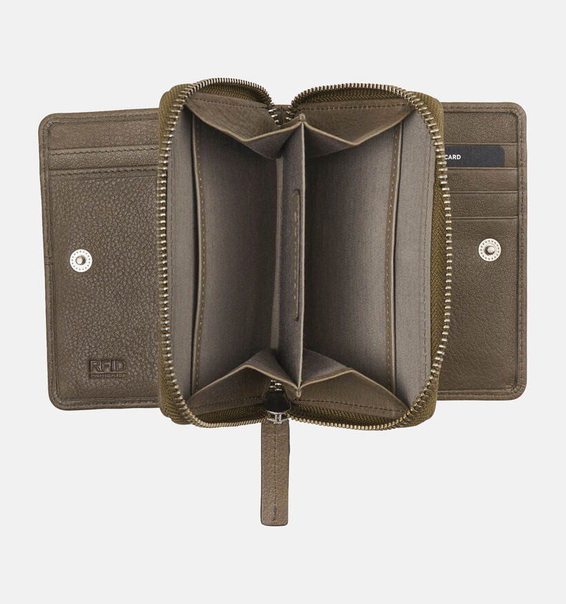 Burkely Skylar Taupe Ritsportemonnee voor dames (347880)