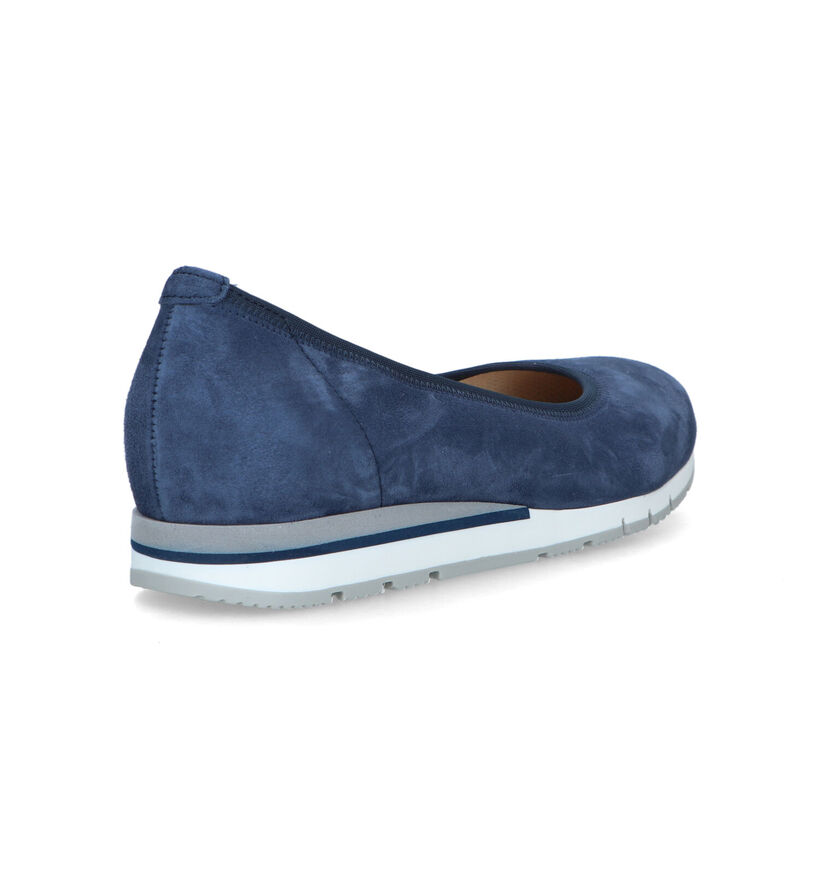 Gabor OptiFit Ballerines en Bleu pour femmes (323235) - pour semelles orthopédiques