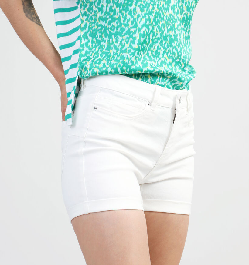 Vero Moda Luna Witte Short voor dames (335370)